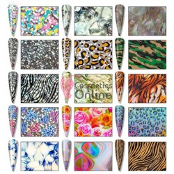 Folii de transfer, FST030 Set Mixed Design, set 15 bucati